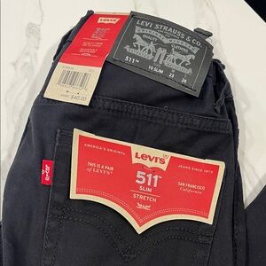 Levi's Kids 511 Slim Stretch Jeans - Black